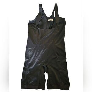 Maidenform Inspirations Wear Your Own Bra Black Onesie Bodysuit Shapewear Sz XL